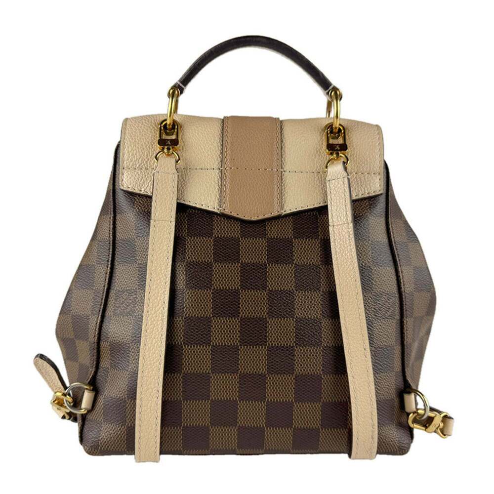 LOUIS VUITTON Brown Damier Leather Backpack - Picture 3 of 13